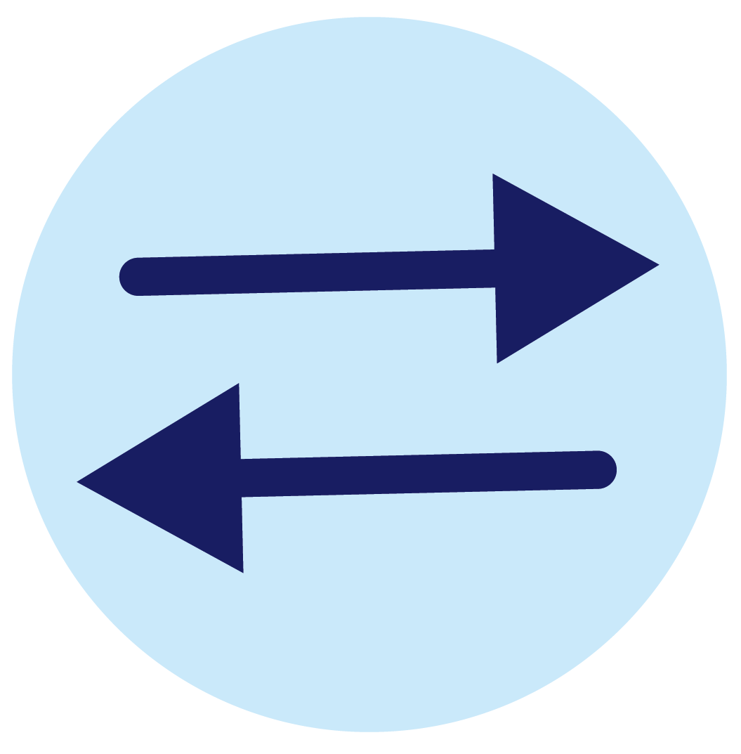 ⇔